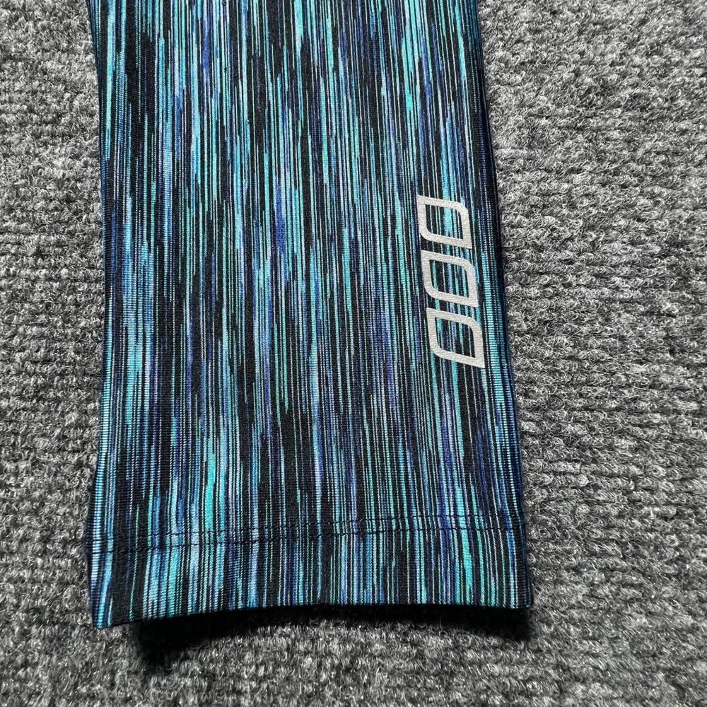 Lorna Jane Teal Space Dye Cropped Leggings High Rise Activewear 7/8 Yoga Pants - Picture 2 of 8